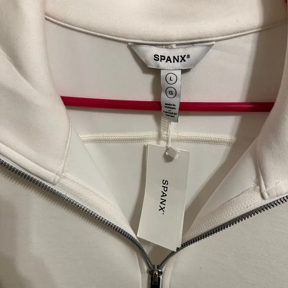 SPANX Airessentials Luxe Half Zip pullover sweatshirt - Picture 2 of 5